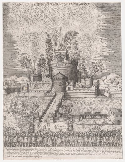 Zrcadlo římské velkoleposti: Girandola na Castel Sant