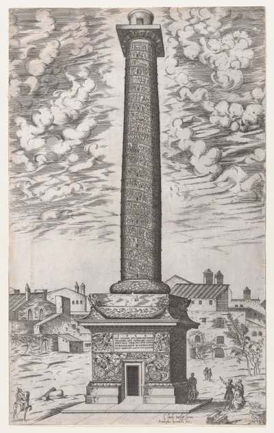 Zrcadlo římské velkoleposti: Trajánův sloup, 1581-86., 1581-86. od Giovanni Ambrogio Brambilla