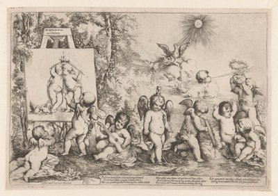 Alegorie s putti od Giovanni Andrea Podesta
