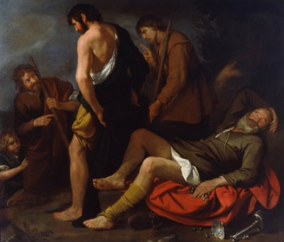 Opilost Noemova, 1630-1640 od Giovanni Andrea de Ferrari