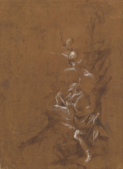 Vidění svatého Viléma Akvitánského, konec 50. let 17. století. od Giovanni Angelo Canini