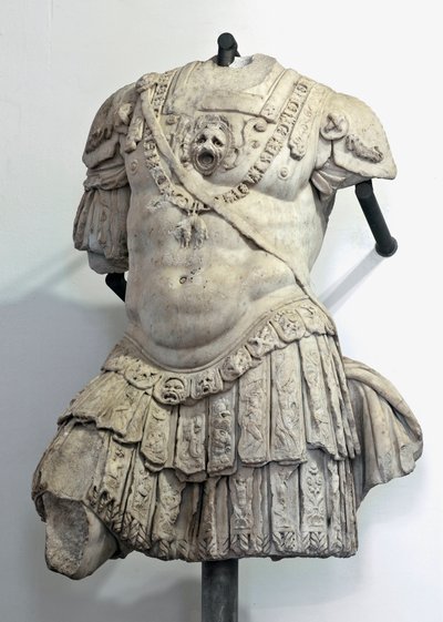 Mramorová busta od Andrea Doria (1466-1560), kondotiéra a admirála Genes. Socha Giovanni Angelo Montorsoli (1507-1563) Genes, Palazzo Ducale od Giovanni Angelo Montorsoli