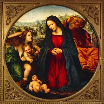 Svatá rodina, Giovanni Antonio Bazzi, známý jako Sodoma (1477-1549) od Giovanni Antonio Bazzi Sodoma