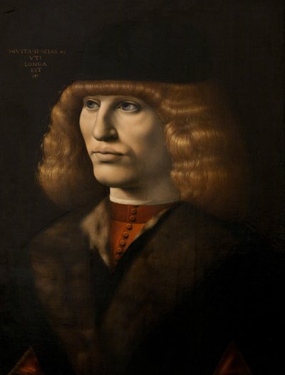 Portrét mladého muže, cca 1500 (olej na panelu) od Giovanni Antonio Boltraffio