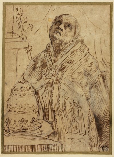 Papežský svatý od Giovanni Antonio Burrini