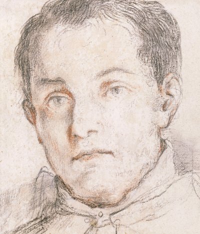 Portrét mladého muže, od Giovanni Antonio Burrini or Burino