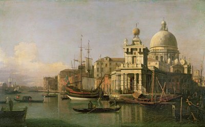 Pohled na Doganu a Santa Maria della Salute od Giovanni Antonio Canal
