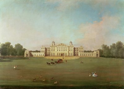 Badminton House, Gloucestershire od Giovanni Antonio Canal