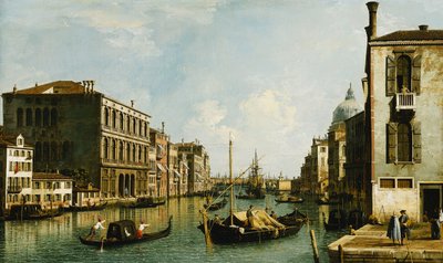 Canal Grande, Benátky, při pohledu na východ od Campo S. Vio, od Giovanni Antonio Canal