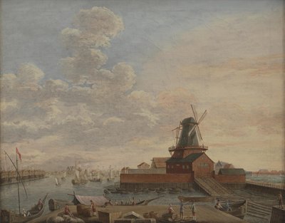 Námořní loděnice v Christianshavn od Giovanni Antonio Cesari