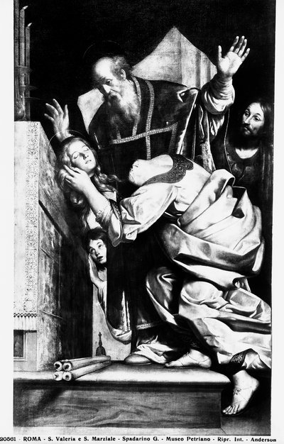 Svatá Valerie a St. Martial od Giovanni Antonio Galli