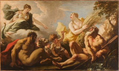 Čtyři živly pivovarnictví, 1717. od Giovanni Antonio Pellegrini