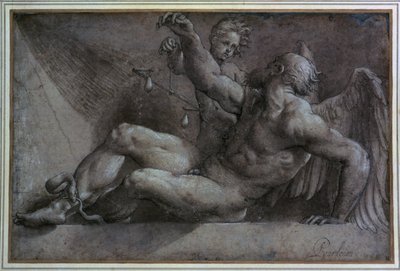 Alegorie času od Giovanni Antonio Pordenone