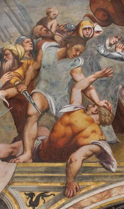 Central Aisle, First South Span, Kristus přibitý na kříž, The Pordenone od Giovanni Antonio Pordenone