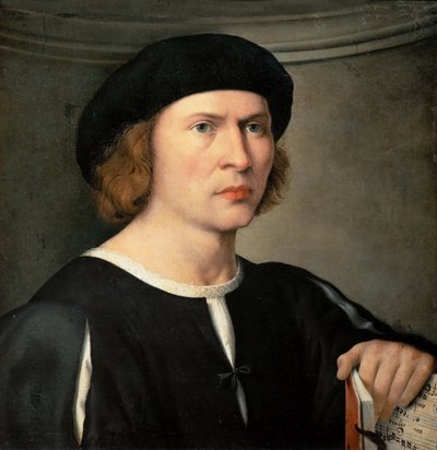 Portrét hudebníka od Le Pordenone (Giovanni Antonio de
