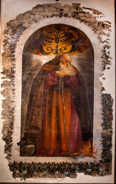 St. Antonio (olej na plátně) od Giovanni Antonio Pordenone