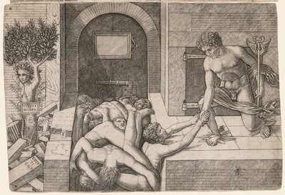 Alegorie záchrany lidstva: Virtus Deserta od Giovanni Antonio da Brescia