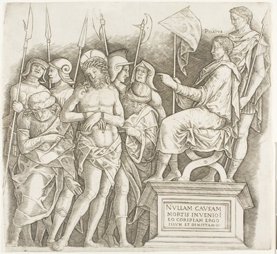 Kristus před Pilátem od Giovanni Antonio da Brescia