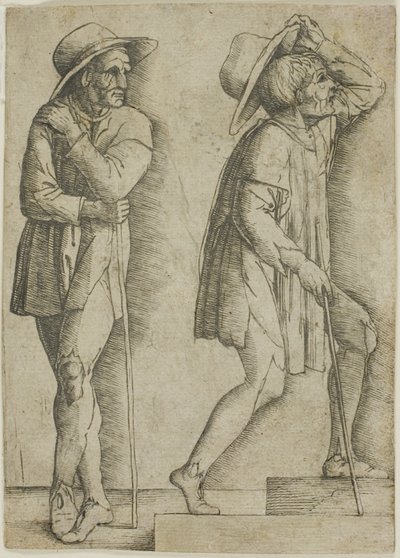 Dva rolníci od Giovanni Antonio da Brescia