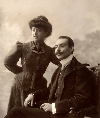Alfredo Trombetta s manželkou od Phillipe de Marlier