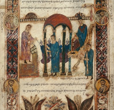 Recitace exuletu během velikonoční vigilie. Radost z katedrály San Sabino v Bari od Phillipe de Marlier