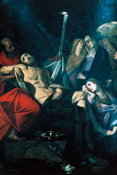 Grablegung Christi von Giovanni Battista  Crespi
