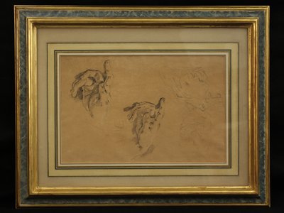Studium rukou (tužka) od Giovanni Battista Tiepolo