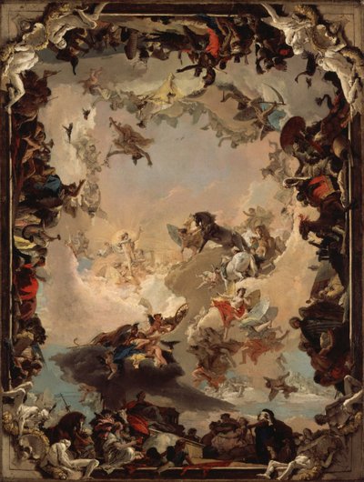Alegorie planet a kontinentů od Giovanni Battista Tiepolo