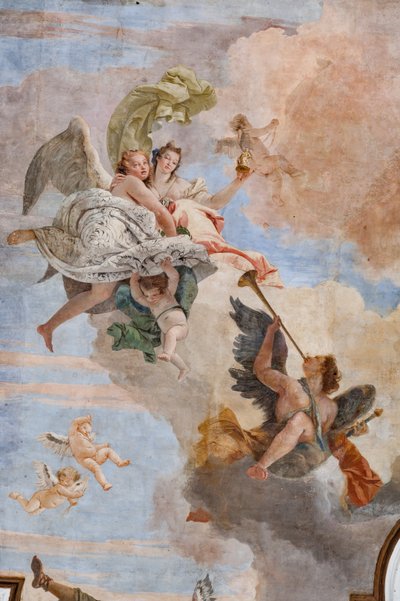Světlo inteligence překonává temnotu nevědomosti (detail) od Giovanni Battista Tiepolo