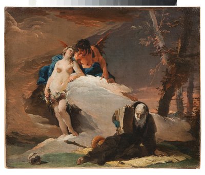 Pokušení svatého Antonína opata od Giovanni Battista Tiepolo
