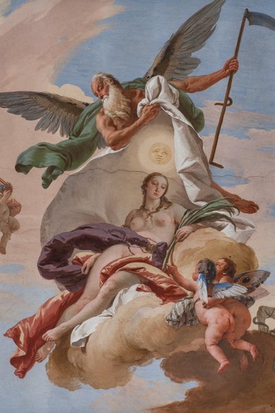 Čas objevuje Pravdu od Giovanni Battista Tiepolo