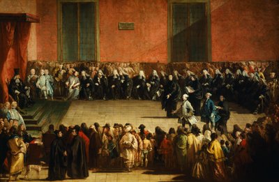 Consilium in Arena von Giovanni Battista Tiepolo