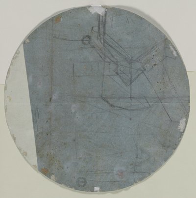 Architektonický náčrt verso, druhá polovina 17. století. od Giovanni Battista Benaschi