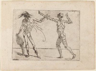 From "Bizzarie di varie Figure"   1240184   cs       czech Successfully Translated  Original: f.4 23 Man, woman and child of ‘Turon Bay.’ from an Album of 372 drawings of landscapes, coastlines, costumes and everyday life made during Lord Macartneys embass od Giovanni Battista Bracelli