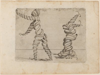 Z "Bizzarie di different Figures" od Giovanni Battista Bracelli