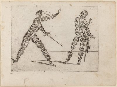 Z "Bizzarie di different Figures" od Giovanni Battista Bracelli