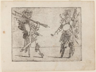 Z "Bizzarie di different Figures" od Giovanni Battista Bracelli