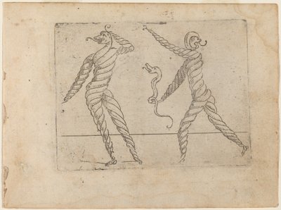 Z "Bizzarie di different Figures" od Giovanni Battista Bracelli