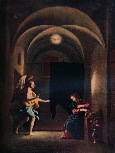Zvěstování, c1625-1630 1931 od Giovanni-Battista Caracciolo