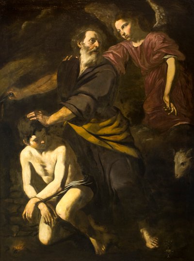 Obětování Izáka od Giovanni-Battista Caracciolo