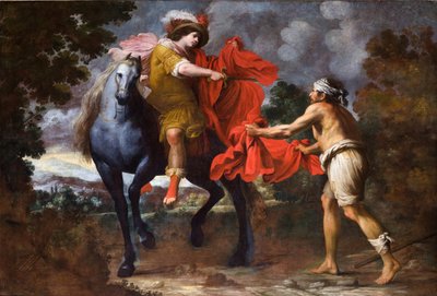 Svatý Martin a žebrák od Giovanni Battista Carlone