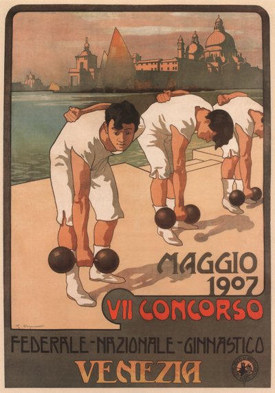 VII Federální gymnastická soutěž, 1907 od Giovanni Battista Carpanetto