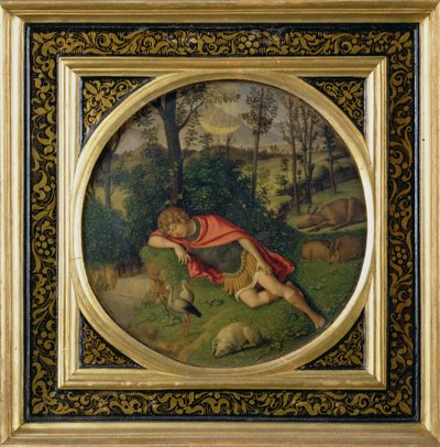 Endymion spící od Giovanni Battista Cima da Conegliano