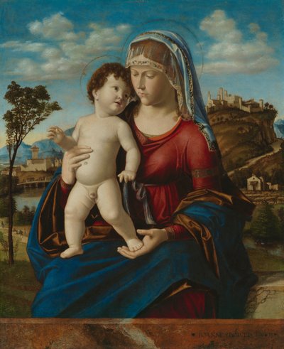 Madonna a dítě v krajině, c.1496-99 od Giovanni Battista Cima da Conegliano