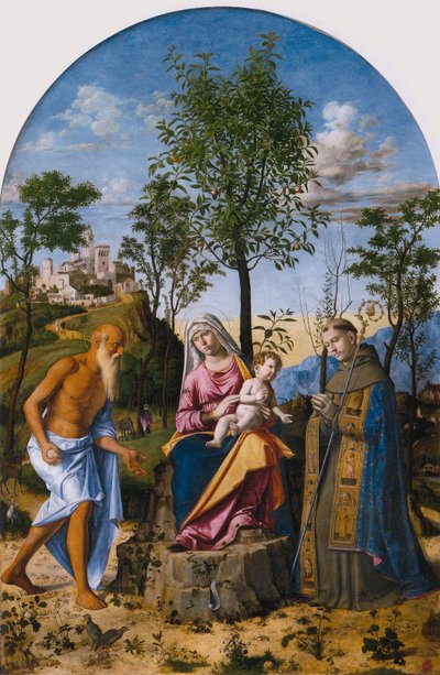 Madona z pomerančovníku od Giovanni Battista Cima da Conegliano