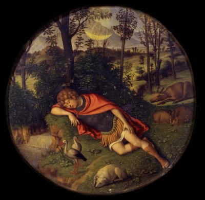 Spící Endymion, 1505-1508 od Giovanni Battista Cima da Conegliano