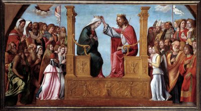 Korunovace Panny Marie (obraz po roce 1510) od Giovanni Battista Cima da Conegliano
