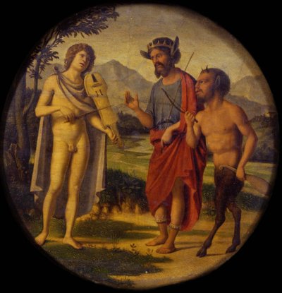 Midasův soud, 1505-1508 od Giovanni Battista Cima da Conegliano