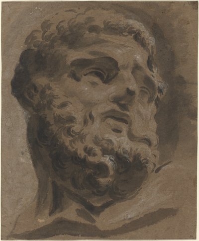 Vousatá hlava po antice od Giovanni Battista Cipriani