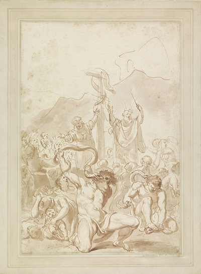 Klanění drzého hada od Giovanni Battista Cipriani